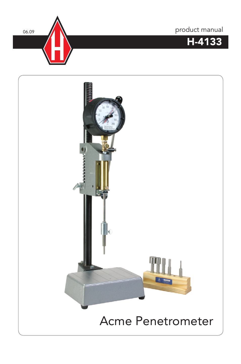 Humboldt H-4133 Acme Penetrometer User Manual | 8 pages