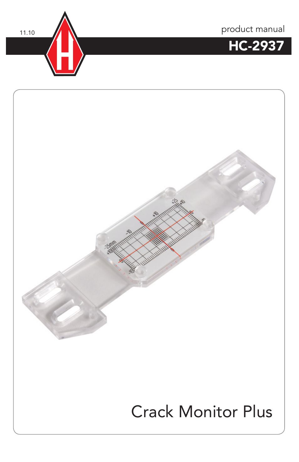 Humboldt HC-2937 Crack Monitor Plus User Manual | 4 pages