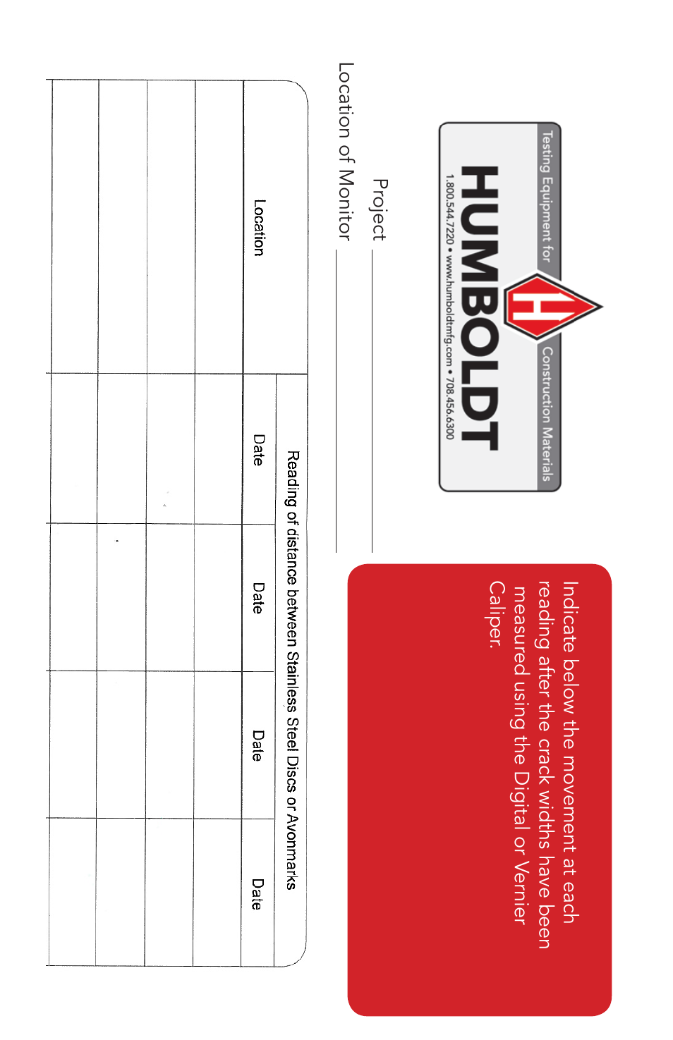 Humboldt HC-2943 Caliper Marks User Manual | Page 3 / 4