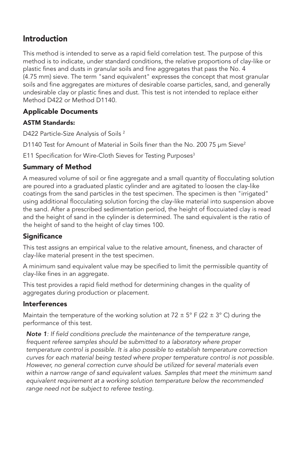 Introduction | Humboldt H-4340 Sand Equivalent Test Set with Case User Manual | Page 3 / 12