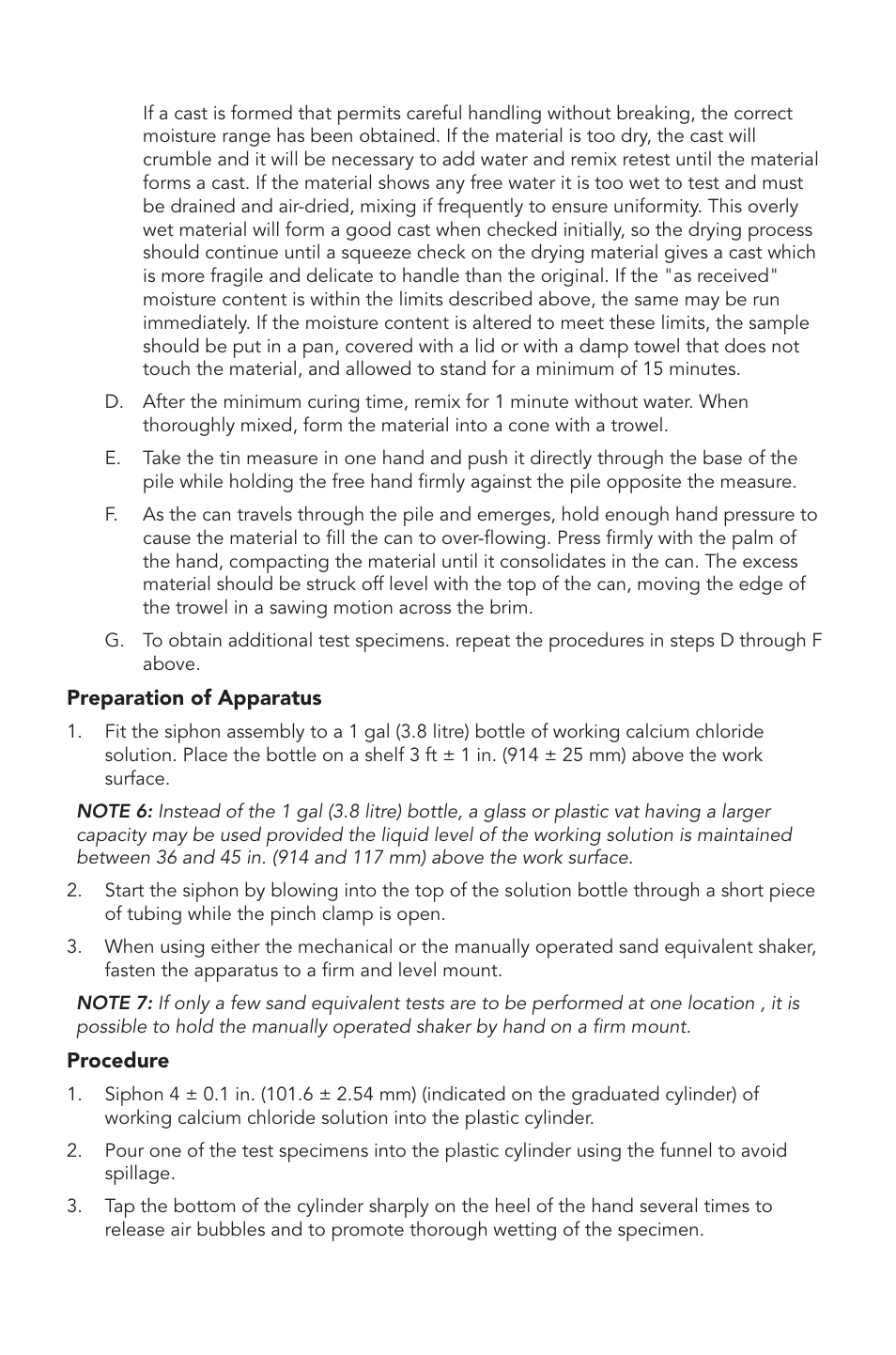 Humboldt H-4340 Sand Equivalent Test Set with Case User Manual | Page 7 / 12