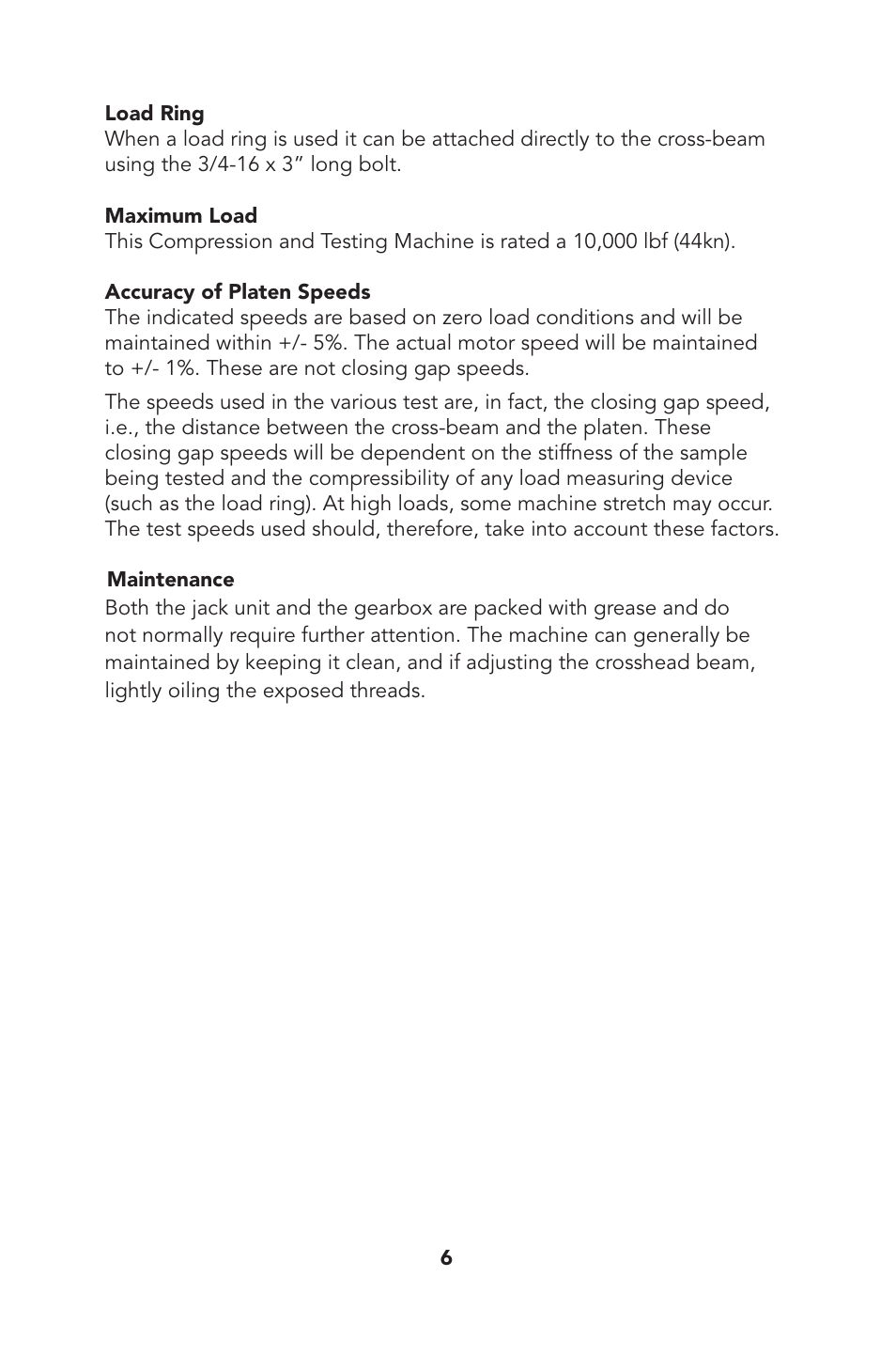 Humboldt HM-2800 Multi-Speed Load Frame User Manual | Page 7 / 12
