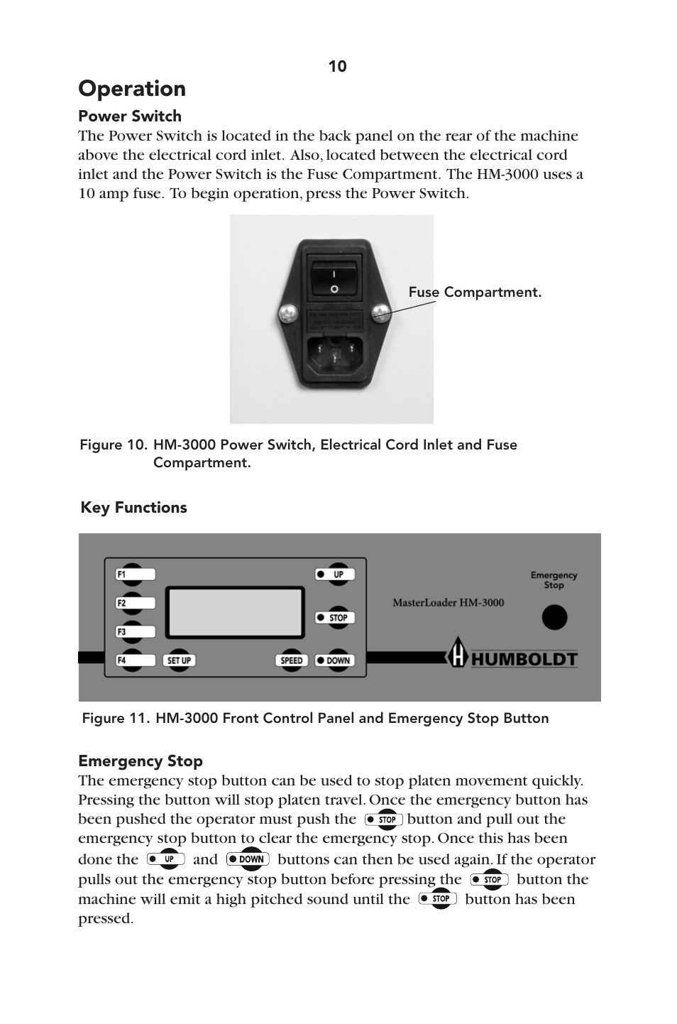 Operation | Humboldt HM-3000.3F Digital MasterLoader User Manual | Page 13 / 40