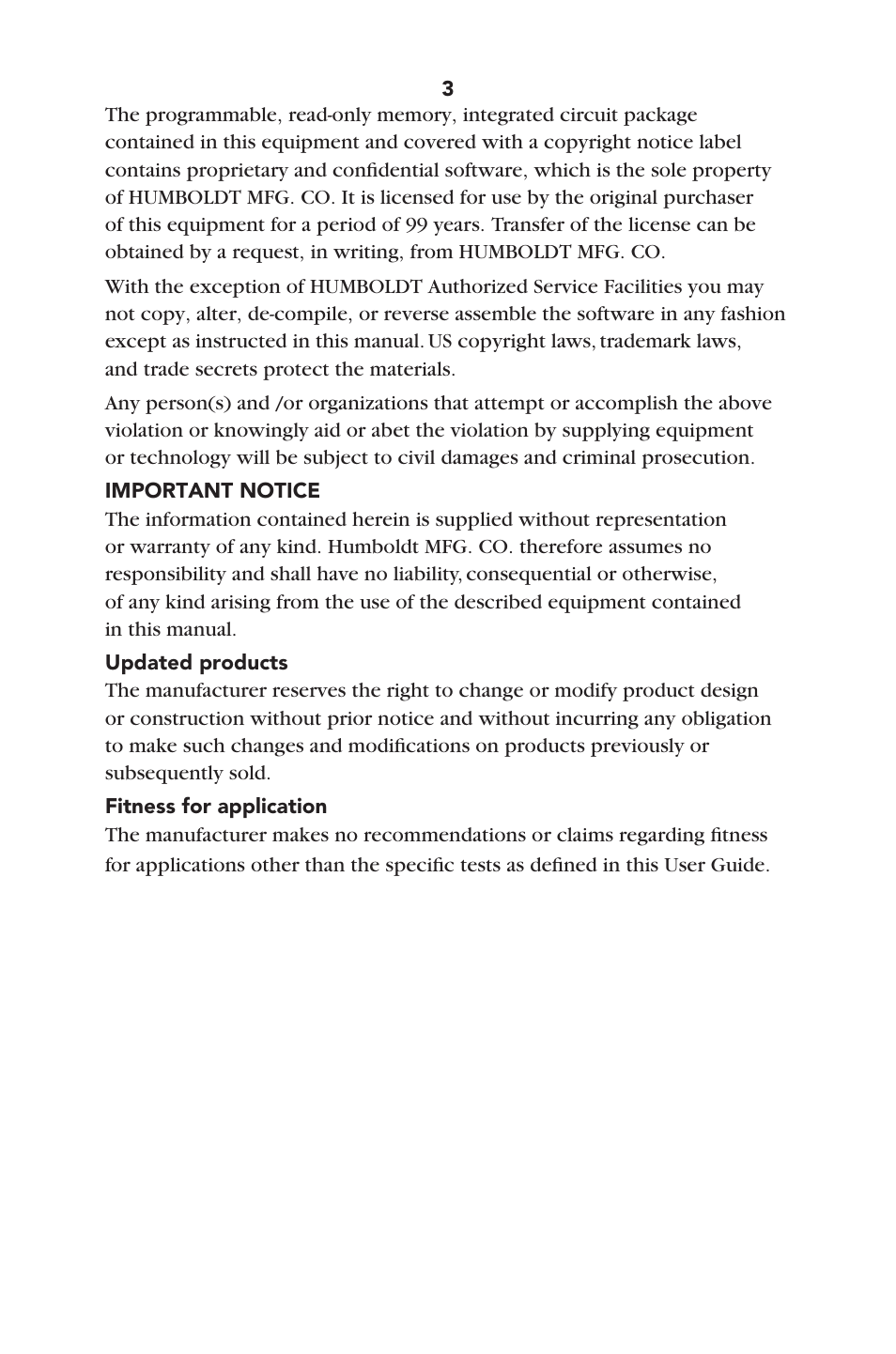 Humboldt HM-3000.3F Digital MasterLoader User Manual | Page 6 / 40