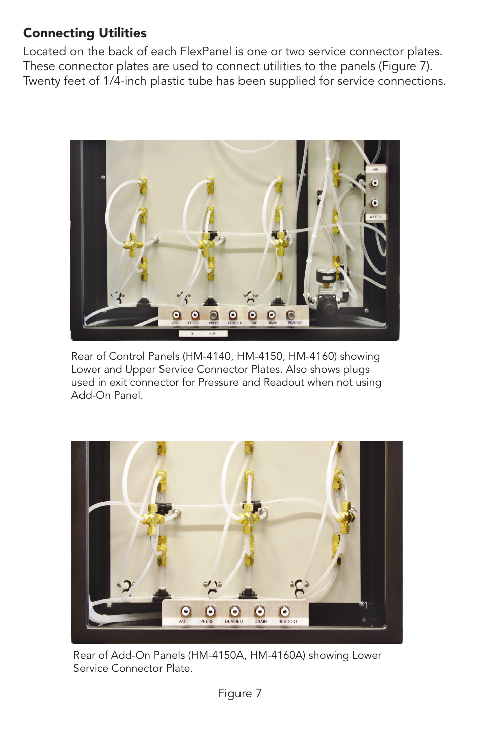 Connecting utilities | Humboldt HM-4160 FlexPanels User Manual | Page 14 / 28
