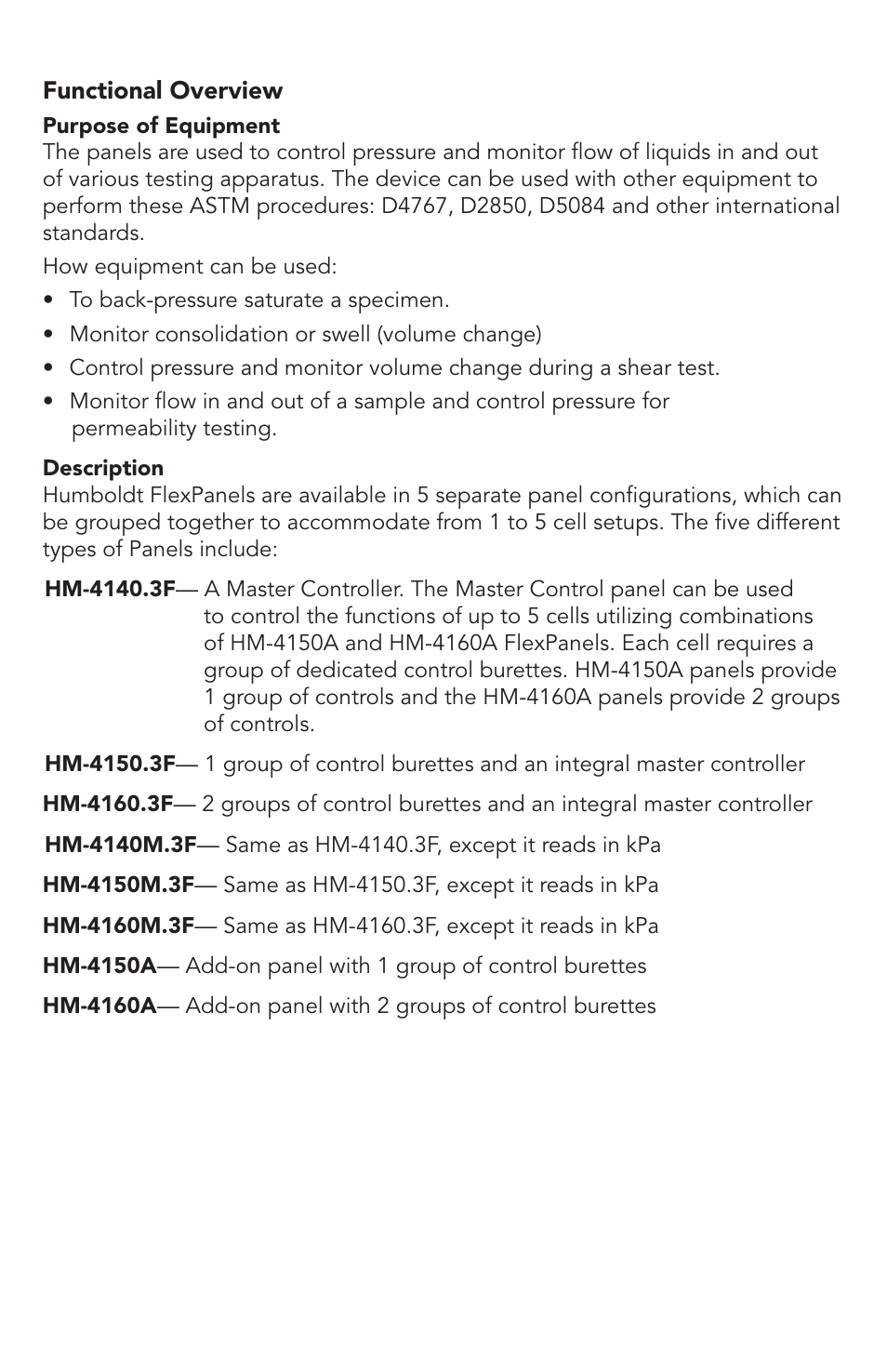 Humboldt HM-4160 FlexPanels User Manual | Page 4 / 28