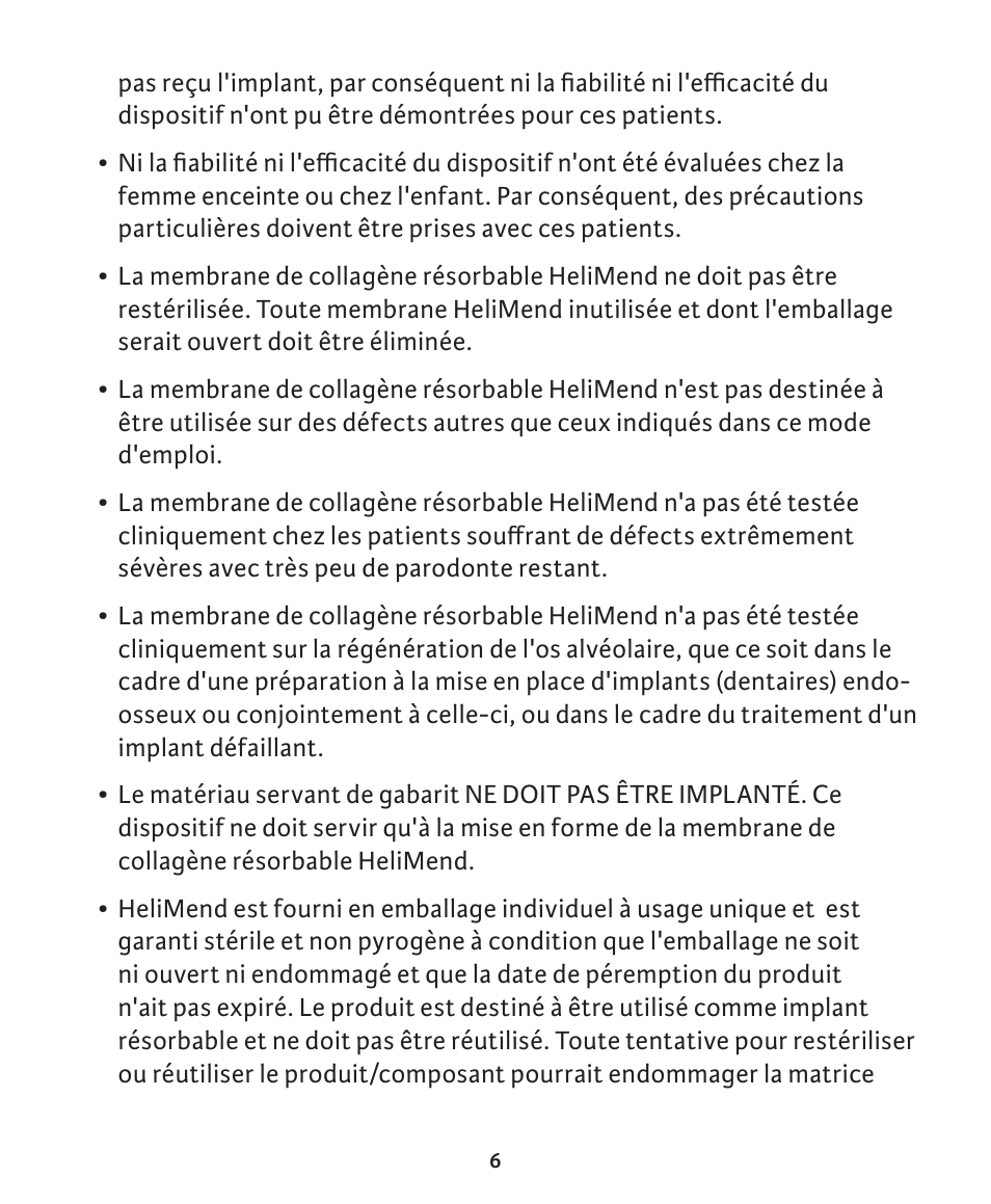 Integra LifeSciences Collagen Membrane, HeliMend  User Manual | Page 27 / 65