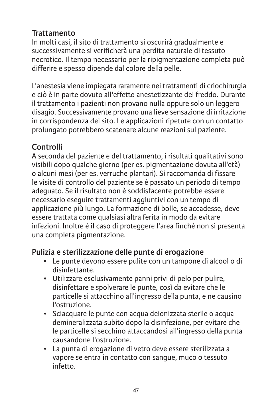 Integra LifeSciences CryoSolutions Cryosurgical Unit User Manual | Page 47 / 60