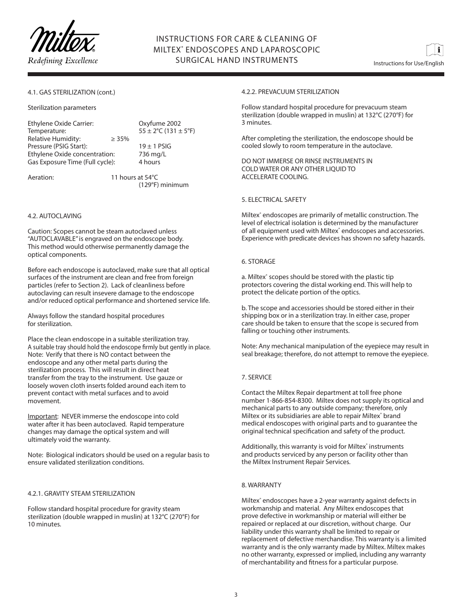 Integra LifeSciences Laparoscopic Instrument Care and Cleaning User Manual | Page 3 / 6