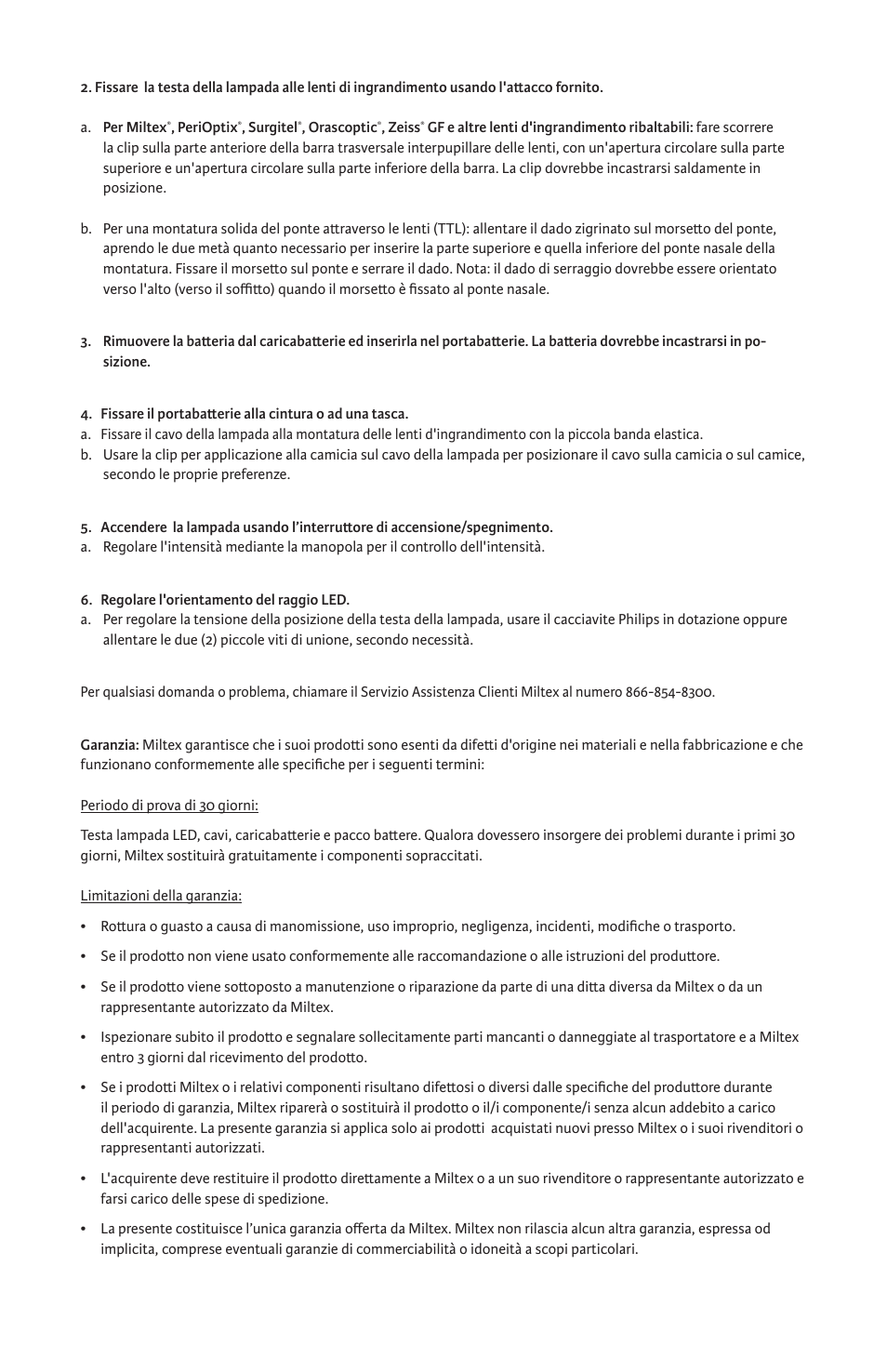 Integra LifeSciences LED Loupes Light Source, Portable User Manual | Page 11 / 16