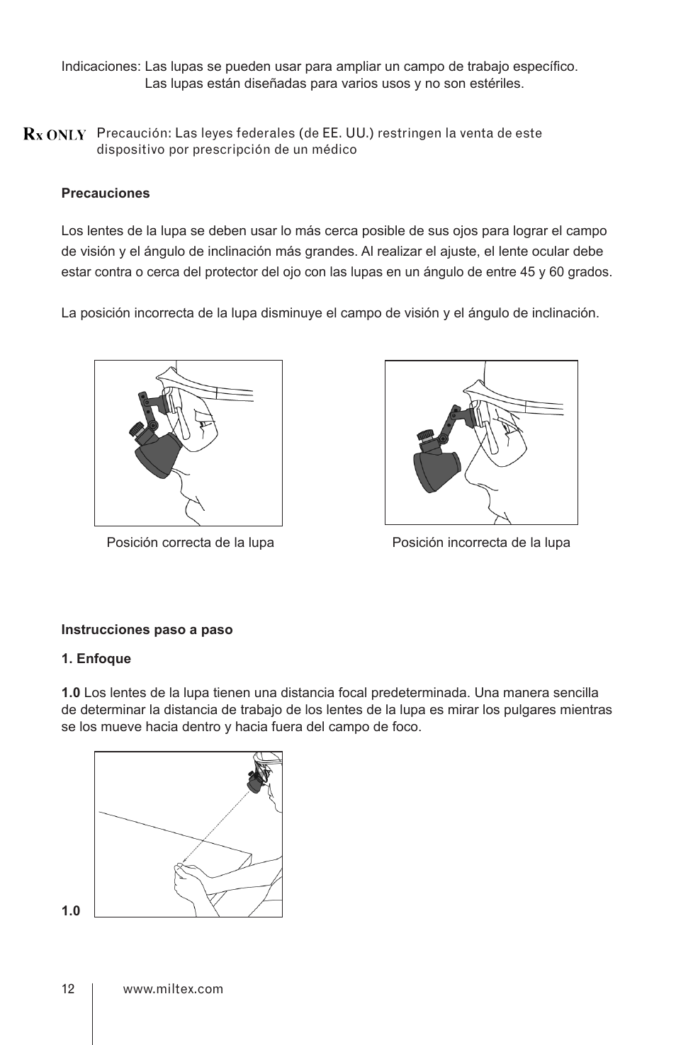 Integra LifeSciences Loupes User Manual | Page 12 / 52