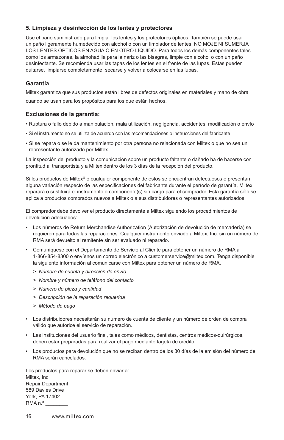 Integra LifeSciences Loupes User Manual | Page 16 / 52