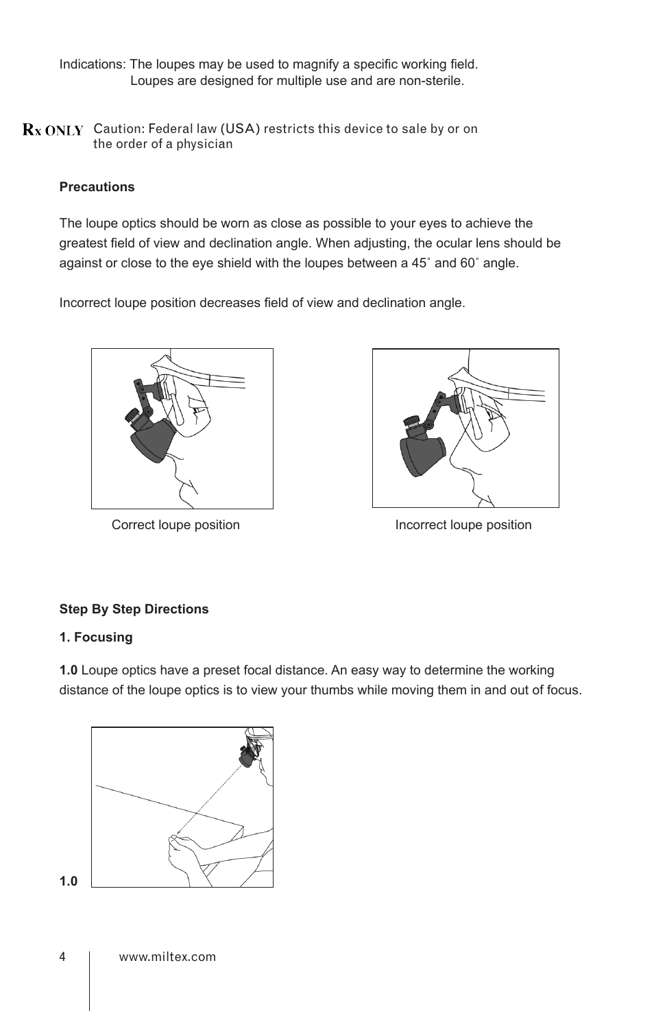 Integra LifeSciences Loupes User Manual | Page 4 / 52