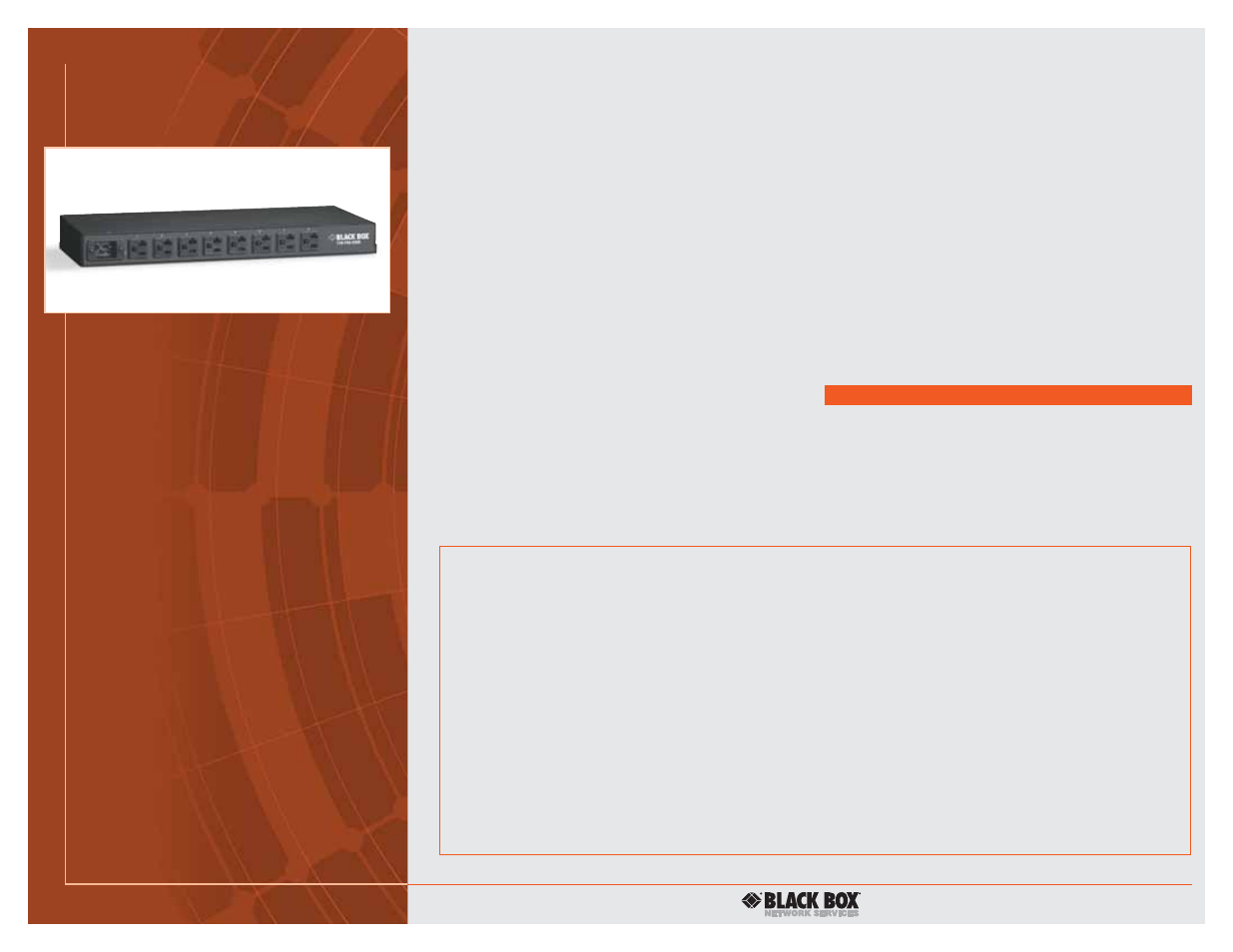 3 of 3, Tech specs | Black Box Power View Enhanced PDU User Manual | Page 3 / 3