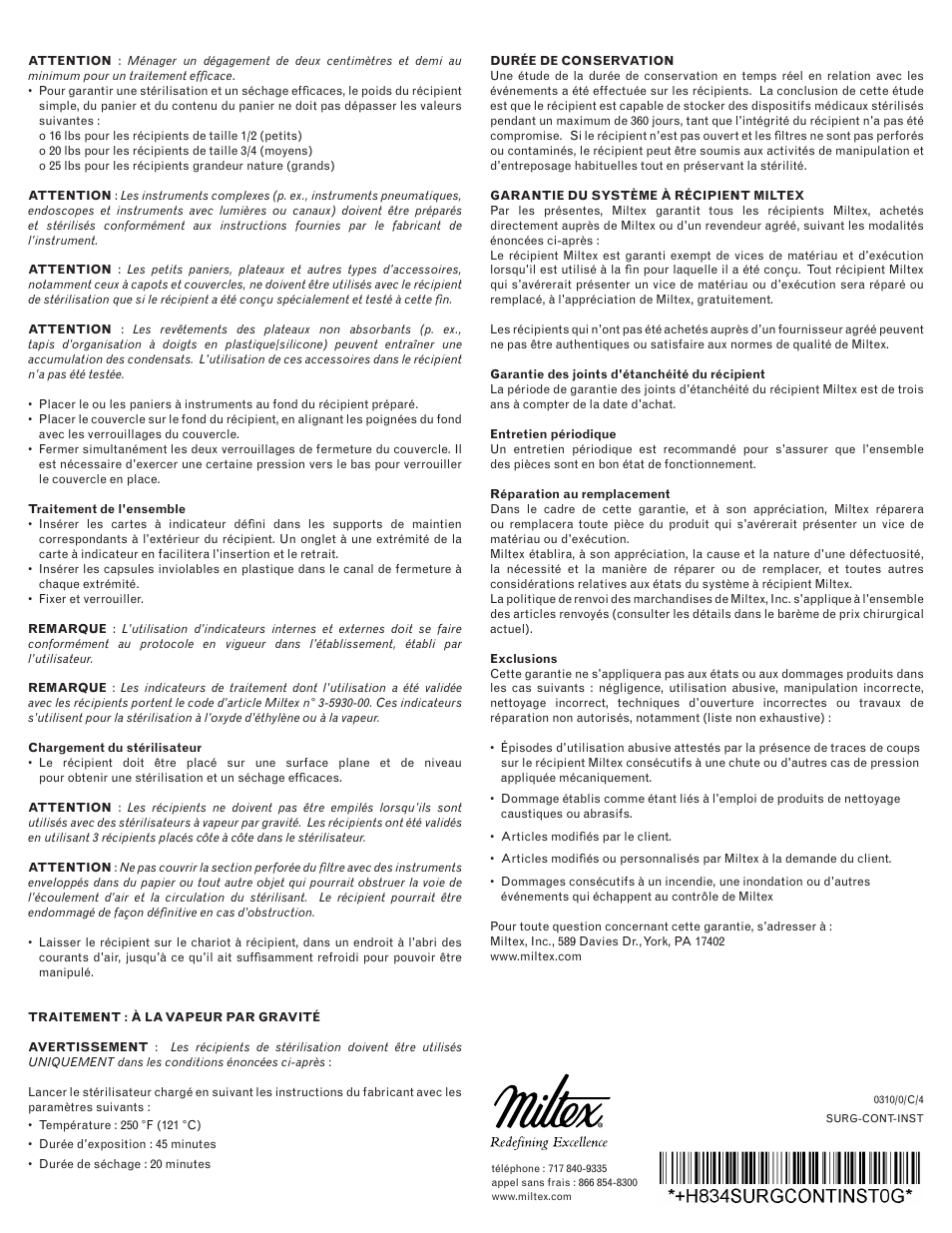 Integra LifeSciences Sterilization Containers, Integra Miltex User Manual | Page 14 / 36