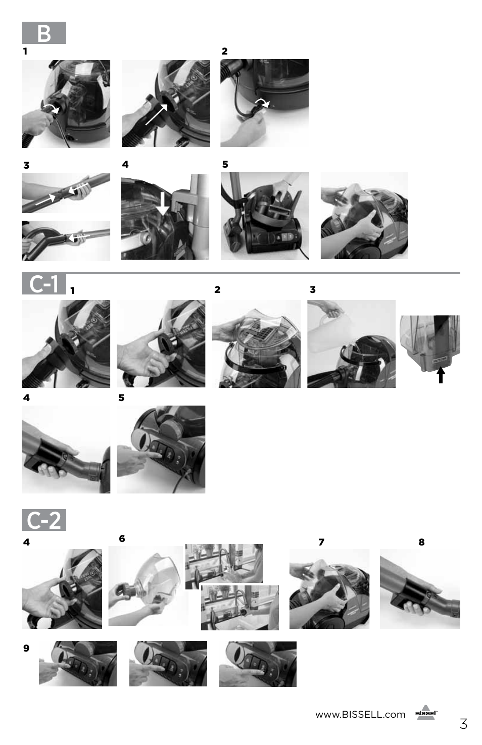 Bc-1 c-2 | Bissell 81N7E User Manual | Page 3 / 10