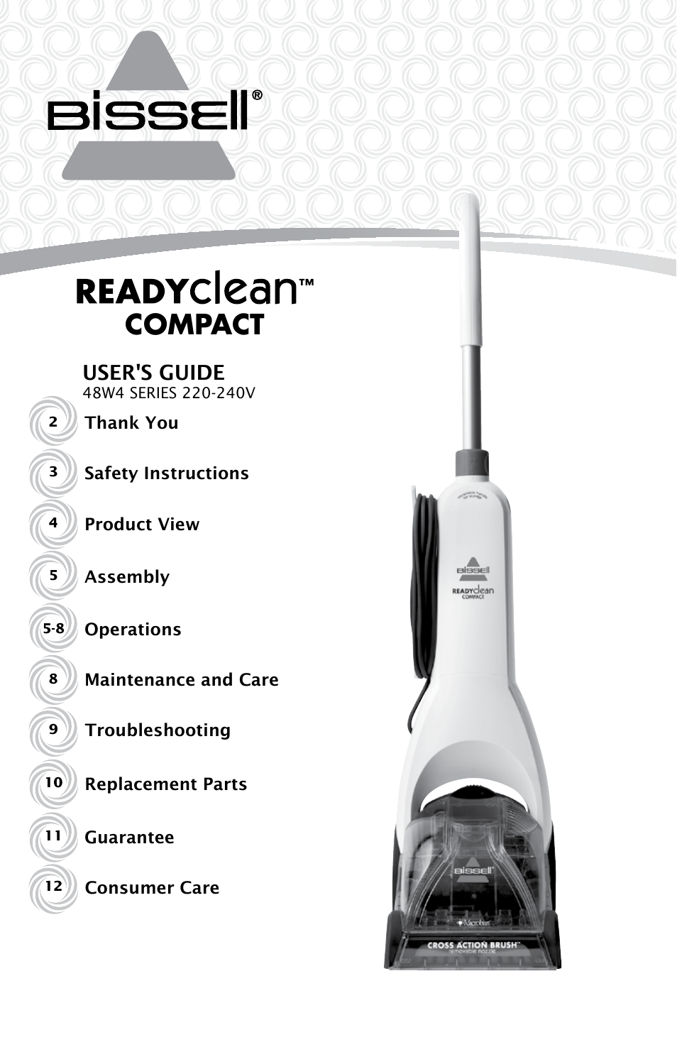 Bissell 48W4 User Manual | 12 pages