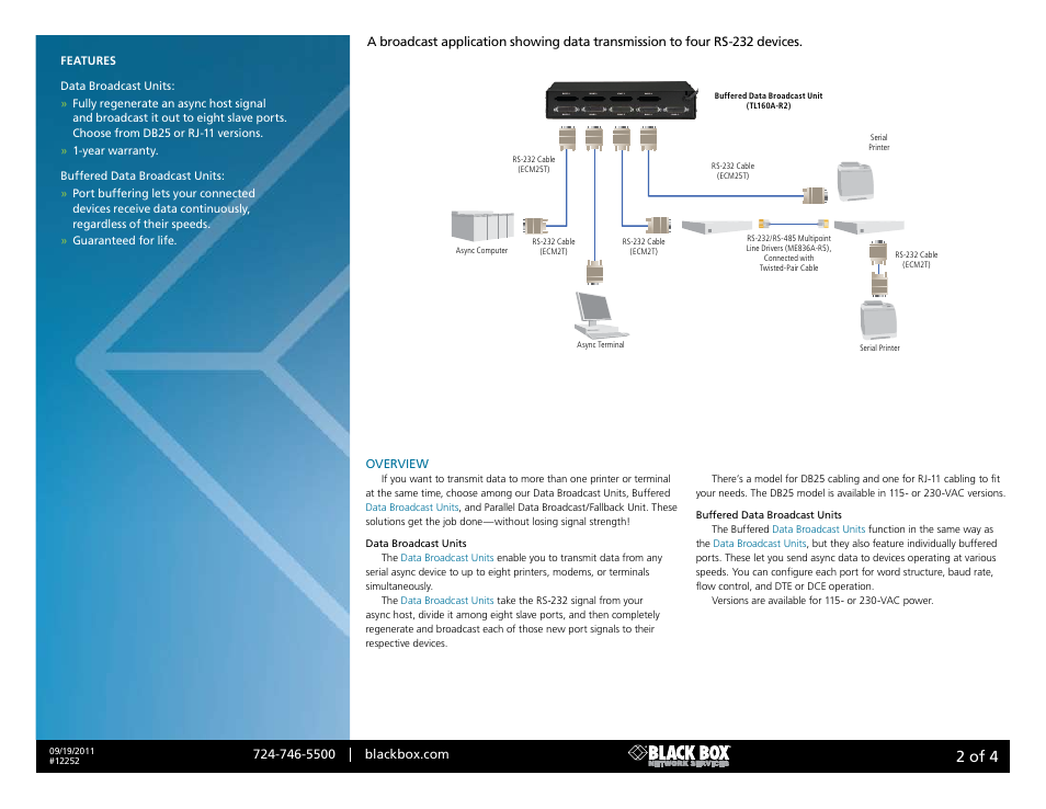 Black box, 2 of 4 | Black Box DB25 User Manual | Page 2 / 4