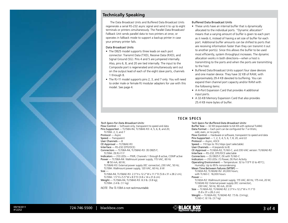 Black box, 3 of 4, Technically speaking | Black Box DB25 User Manual | Page 3 / 4