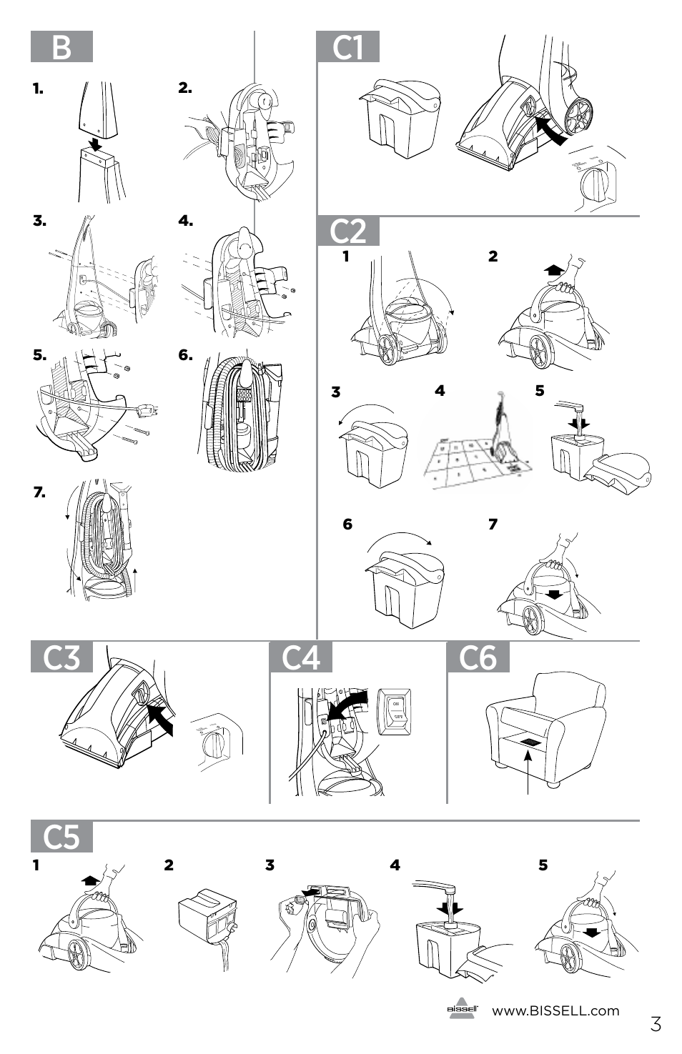 Bissell 16972 User Manual | Page 3 / 12