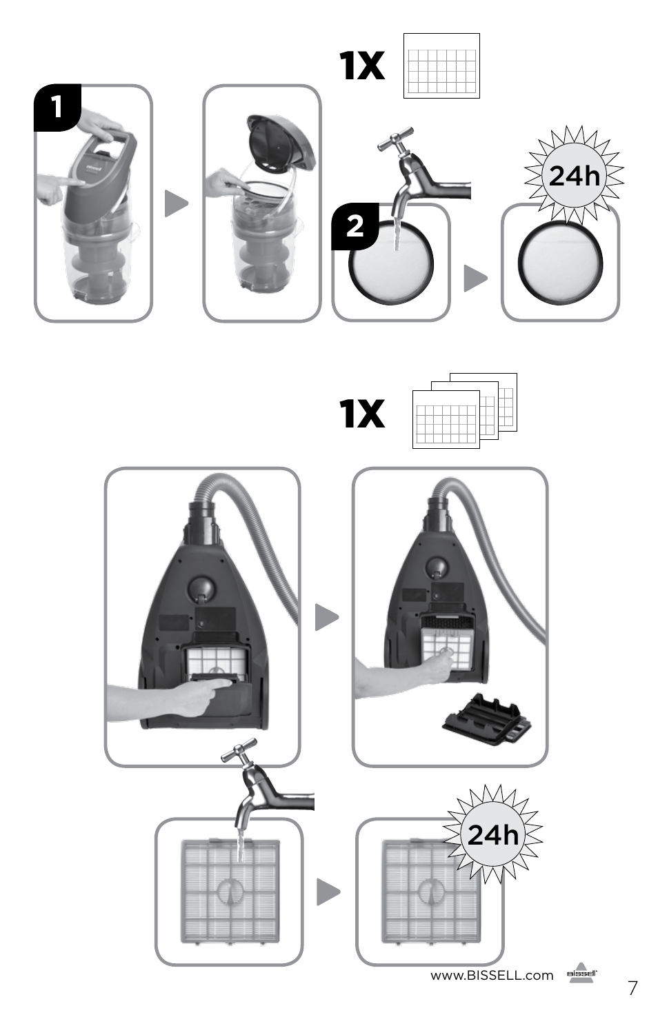 Bissell 1229 User Manual | Page 7 / 12