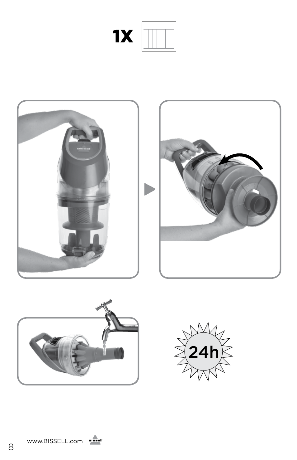 Bissell 1229 User Manual | Page 8 / 12