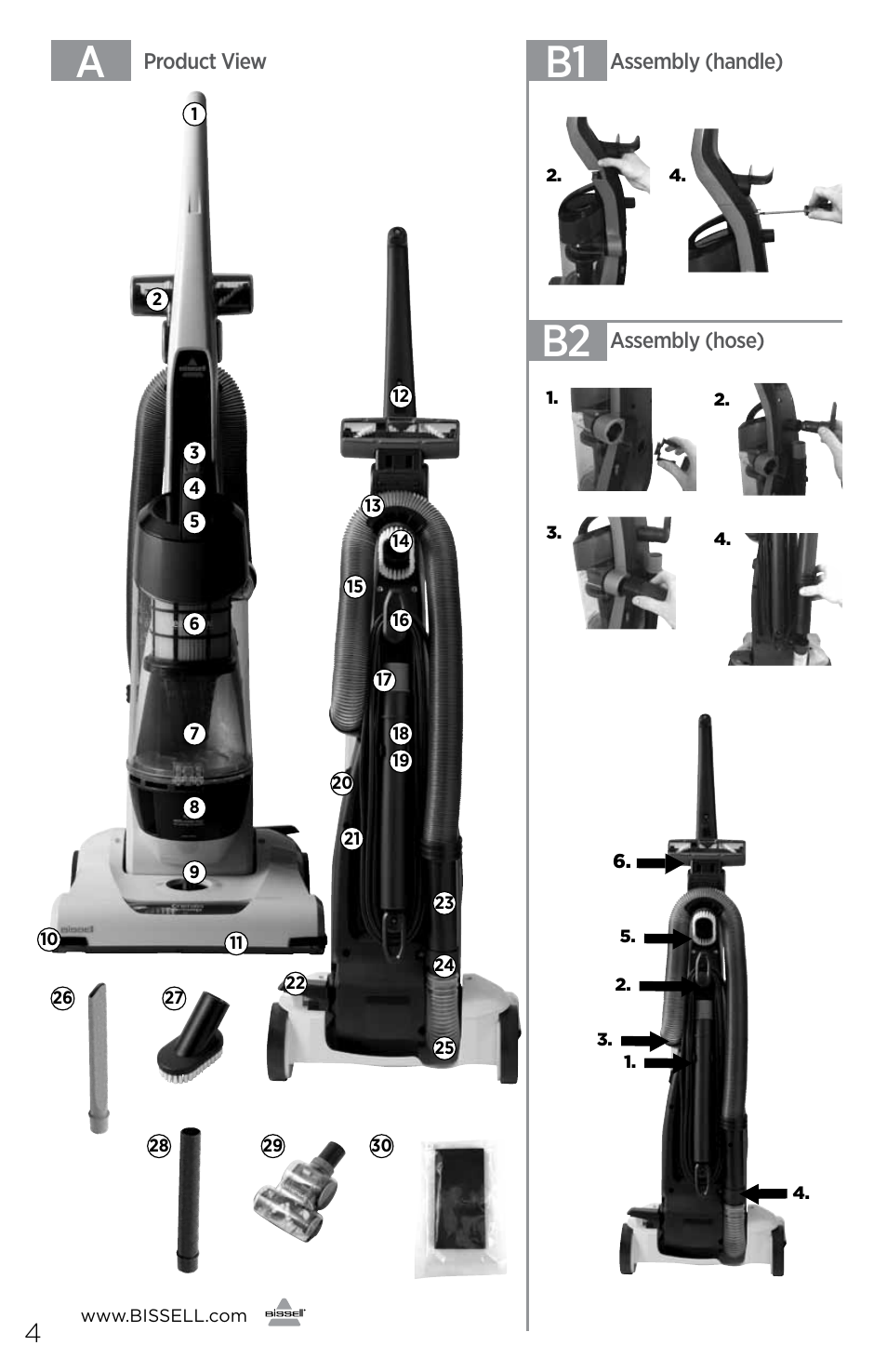 Bissell 1491E User Manual | Page 4 / 12