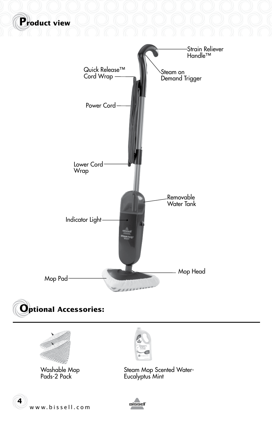 Bissell 23V8E User Manual | Page 4 / 12