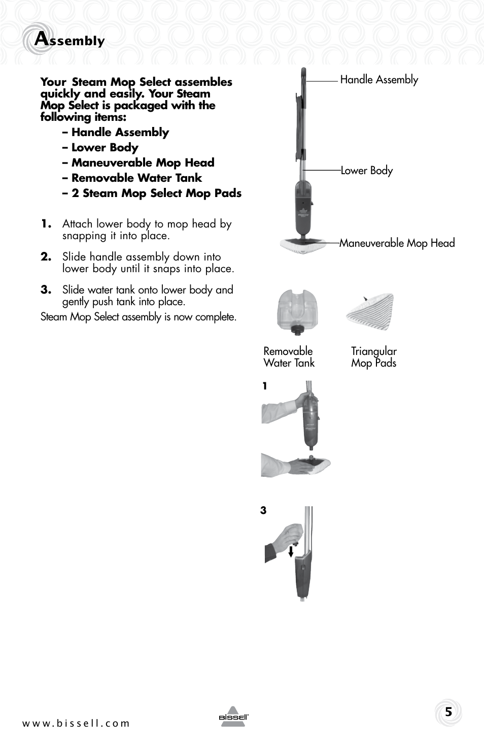 Bissell 23V8E User Manual | Page 5 / 12
