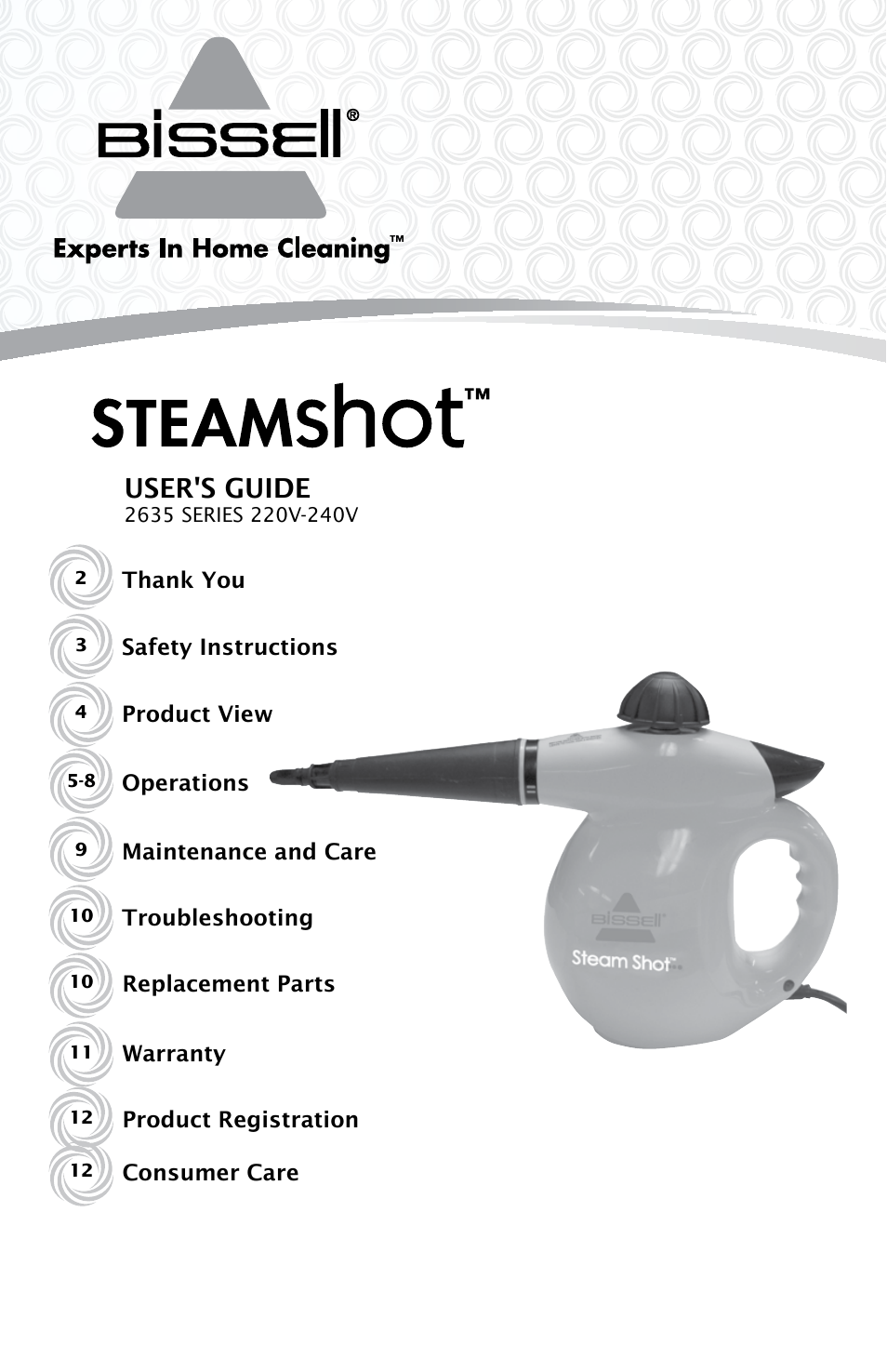 Bissell 2635 User Manual | 12 pages