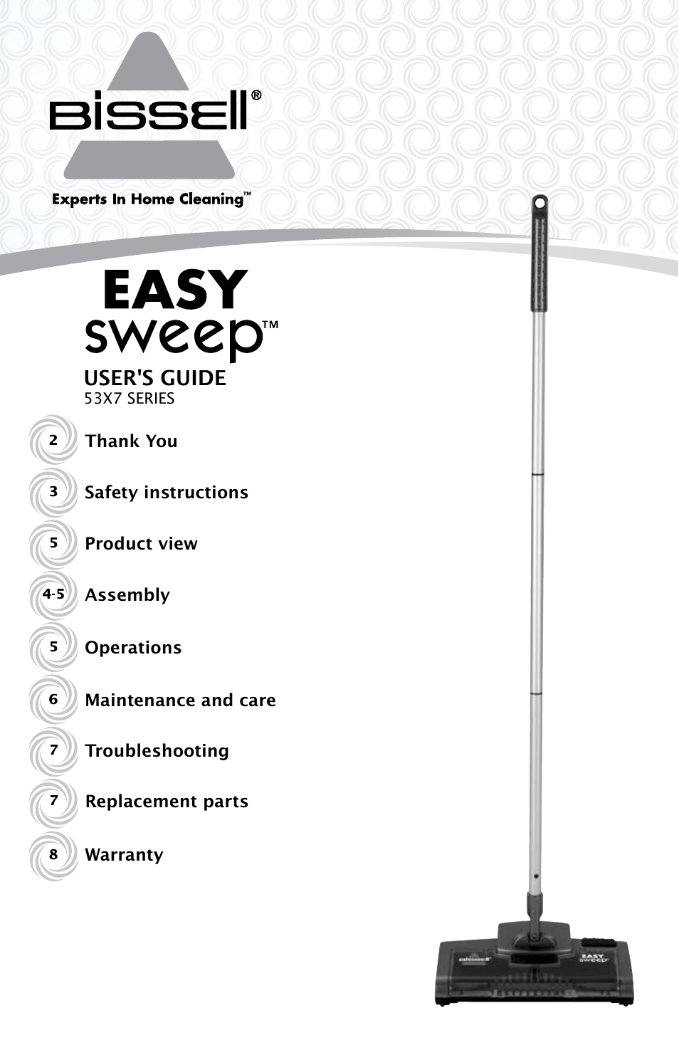 Bissell 53X7 User Manual | 8 pages