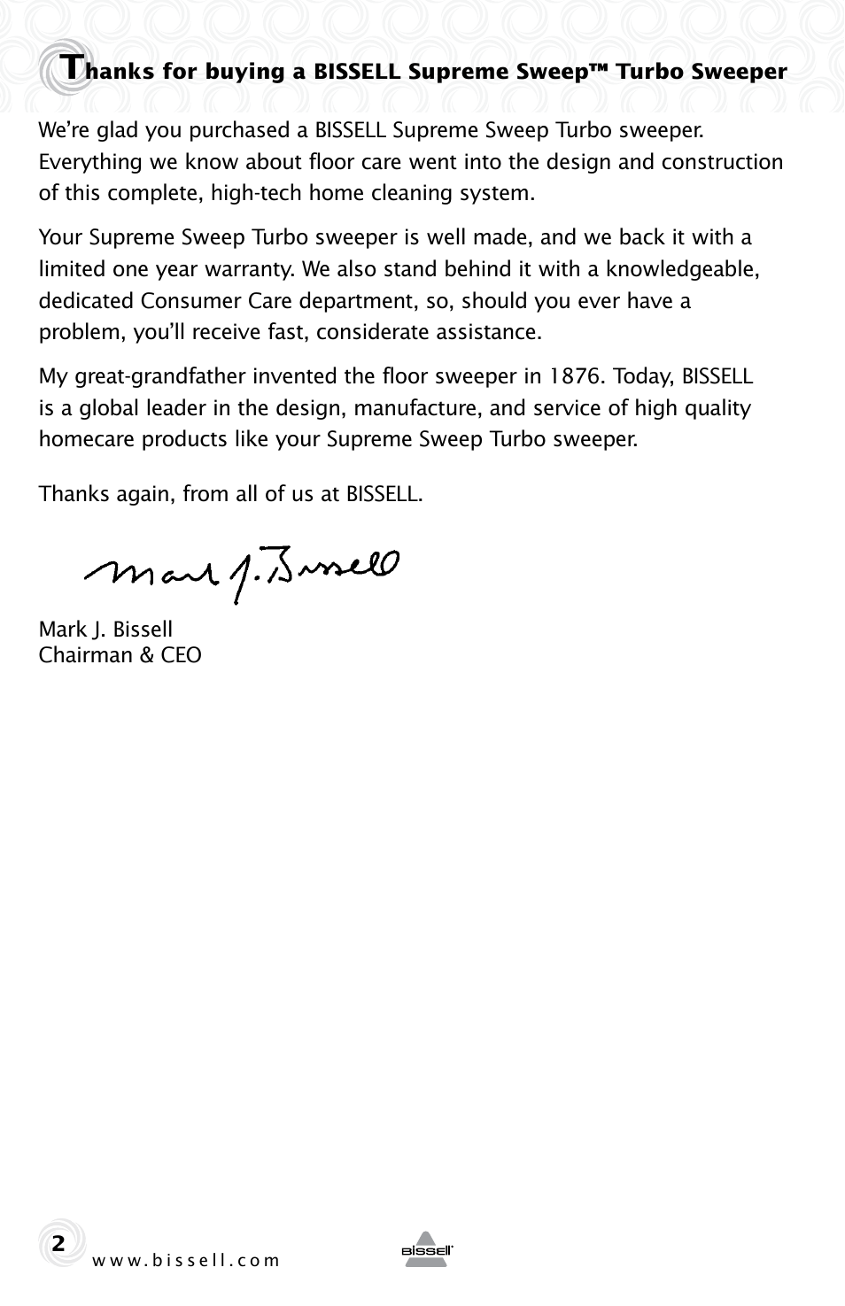 Bissell 4105E User Manual | Page 2 / 8