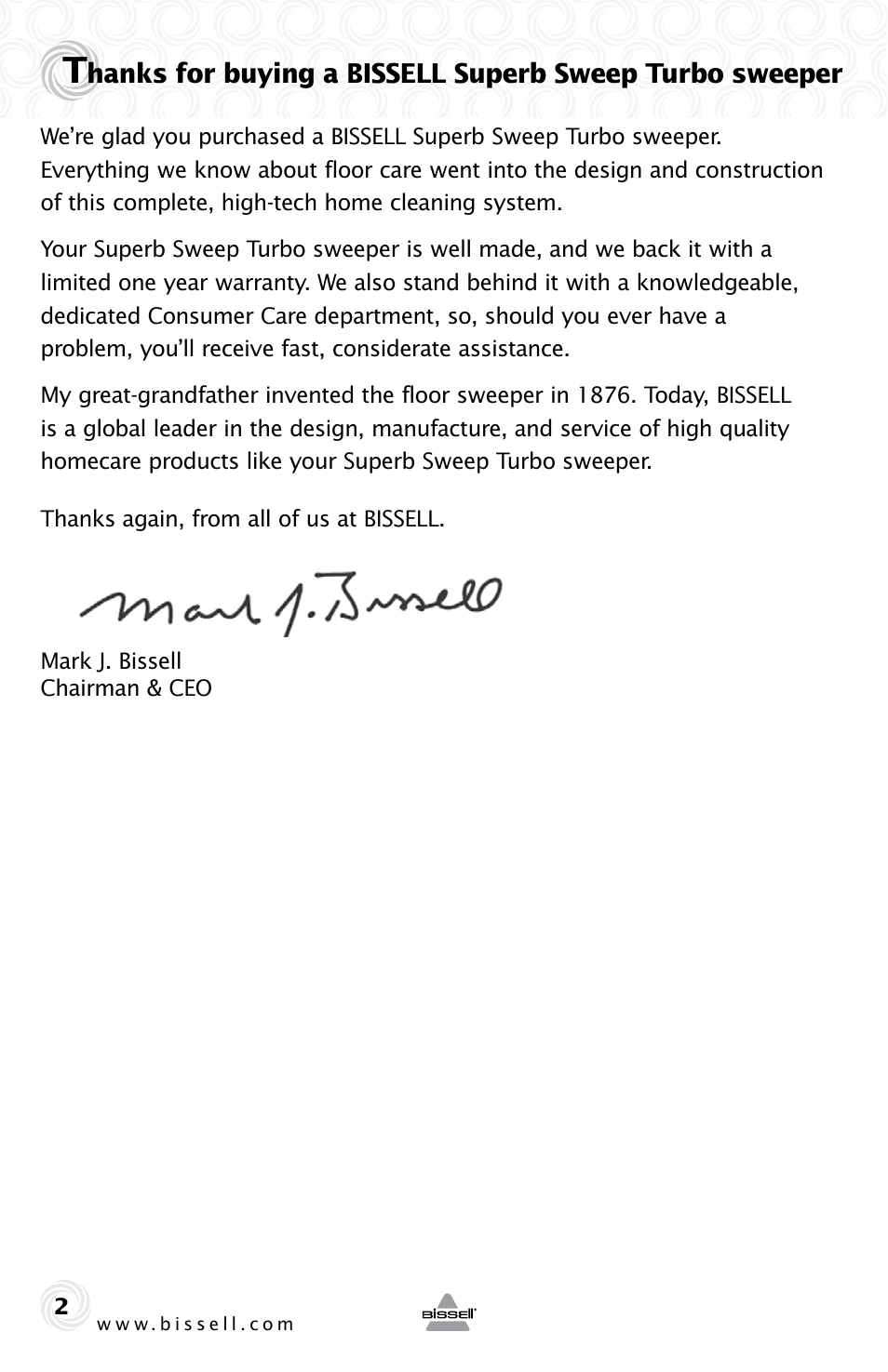 Bissell 9151e User Manual | Page 2 / 8