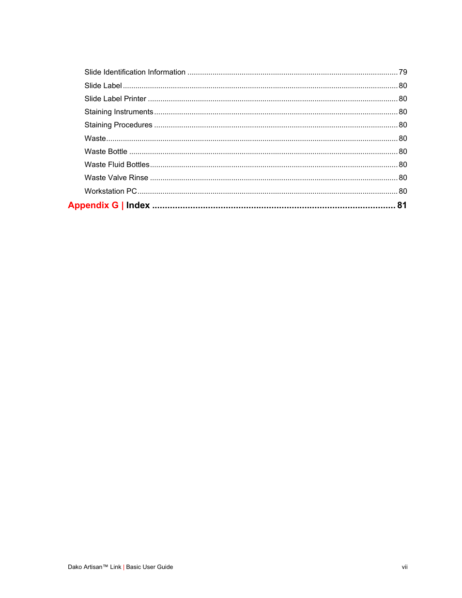 Dako Artisan™ Link Pro User Manual | Page 7 / 90