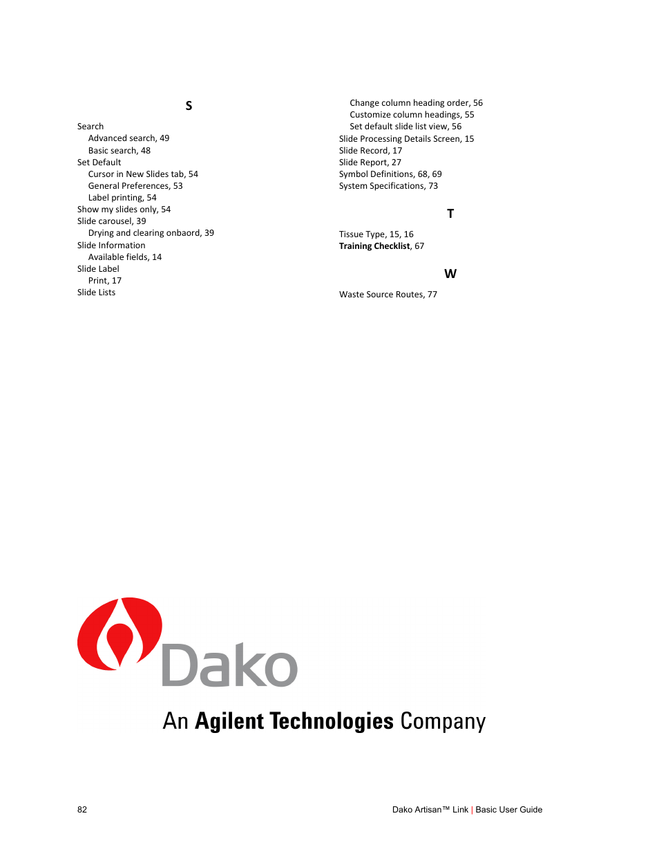 Dako Artisan™ Link Pro User Manual | Page 90 / 90