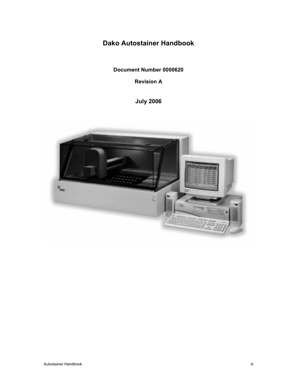 Dako autostainer handbook | Dako Autostainer User Manual | Page 3 / 53