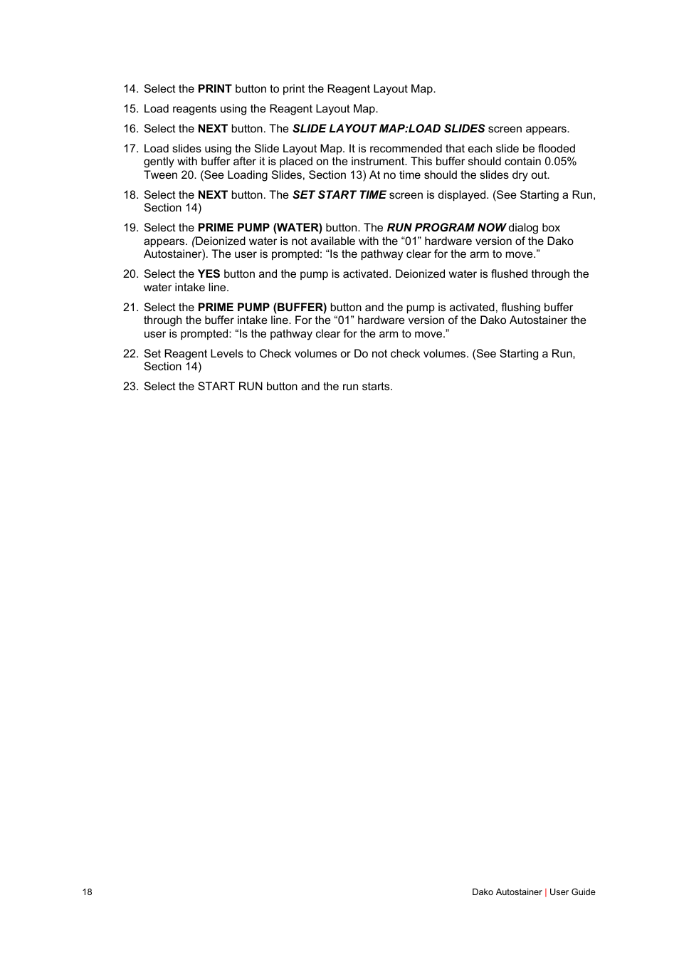 Dako Autostainer User Manual | Page 18 / 125