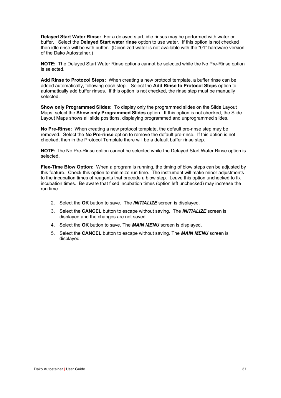 Dako Autostainer User Manual | Page 37 / 125