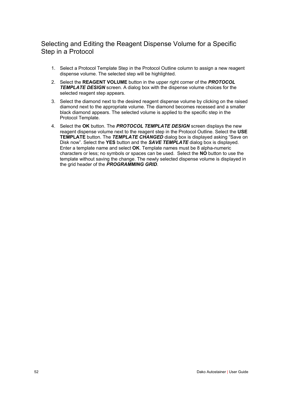 Dako Autostainer User Manual | Page 52 / 125