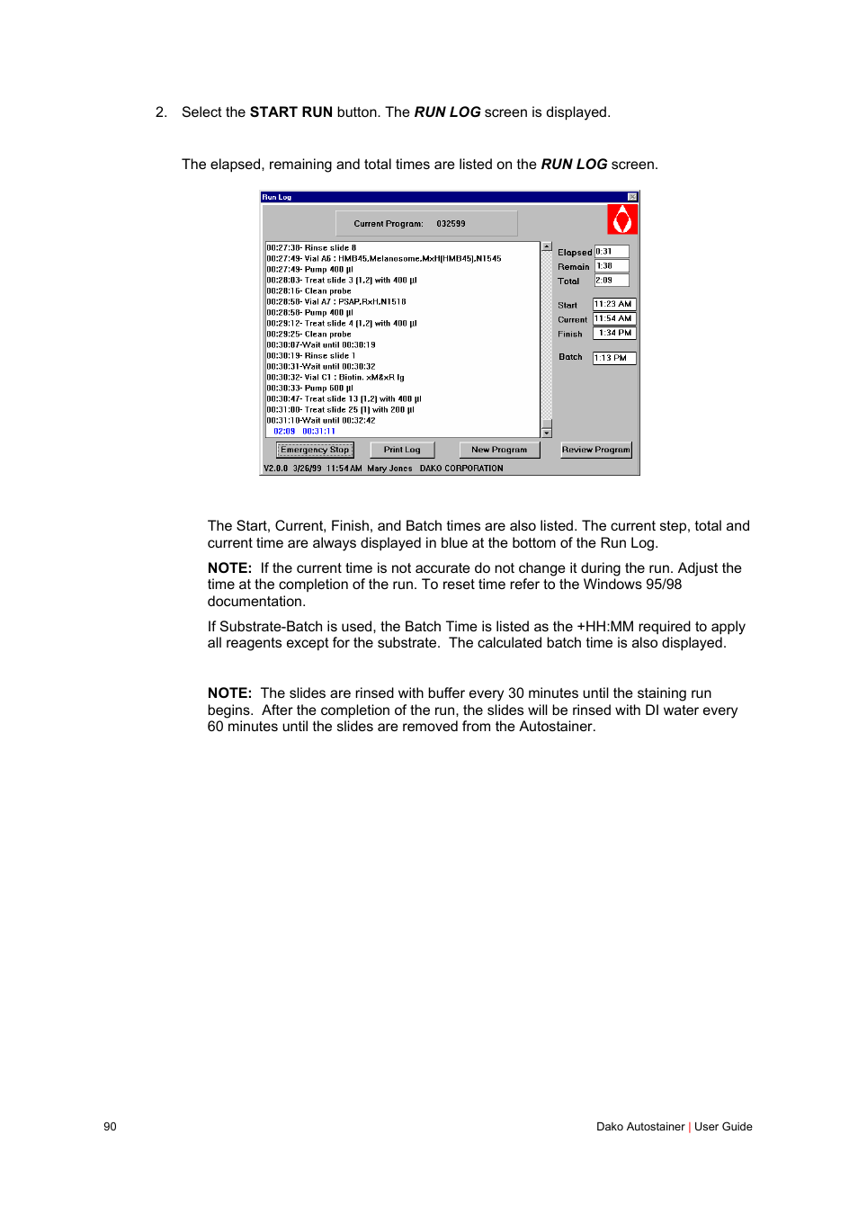Dako Autostainer User Manual | Page 90 / 125