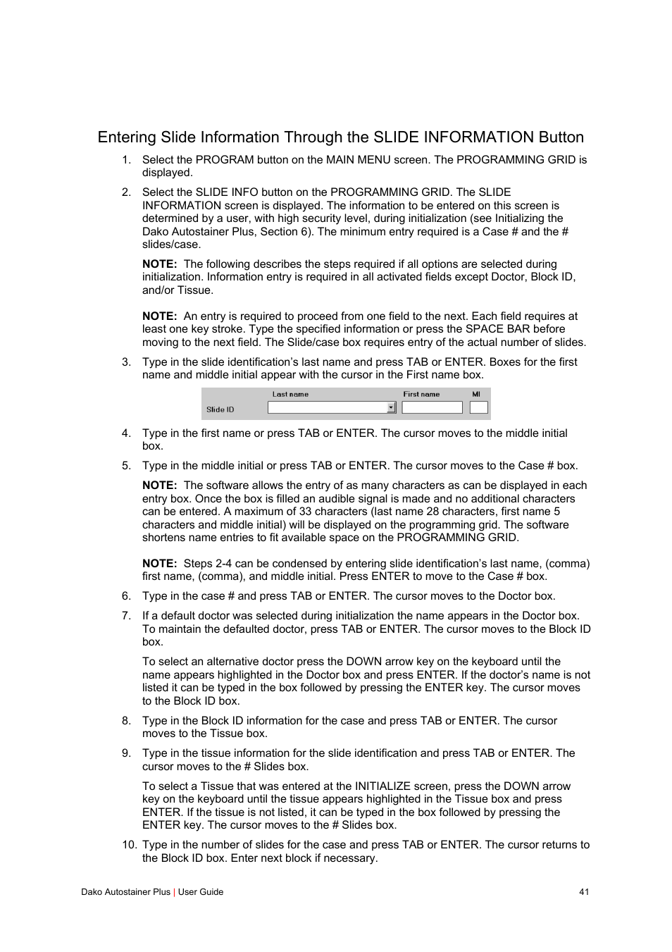 Dako Autostainer Plus User Manual | Page 41 / 121