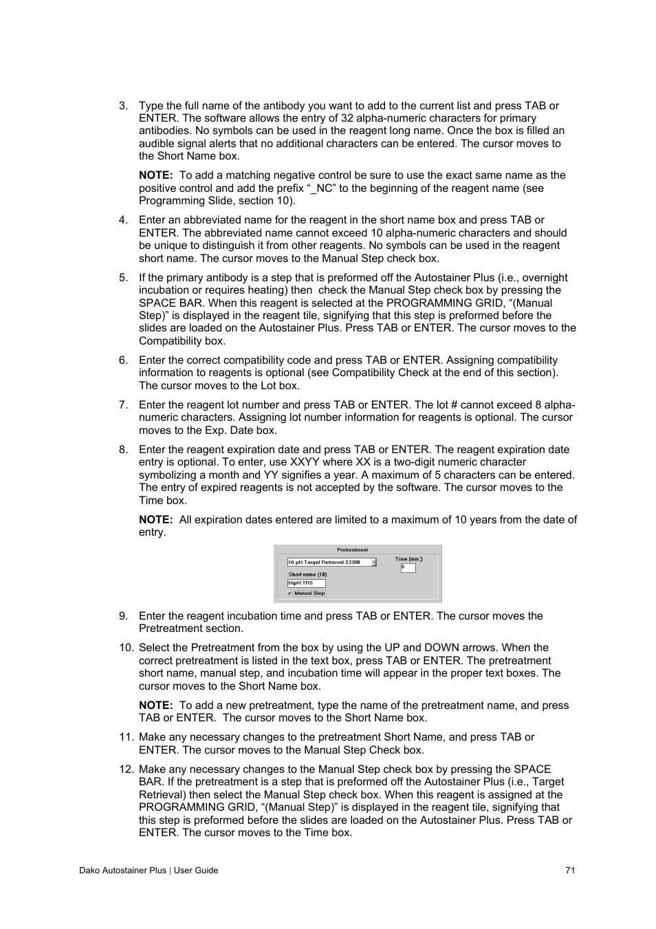 Dako Autostainer Plus User Manual | Page 71 / 121