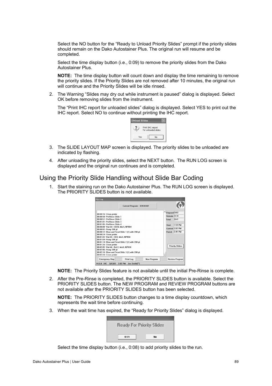 Dako Autostainer Plus User Manual | Page 89 / 121