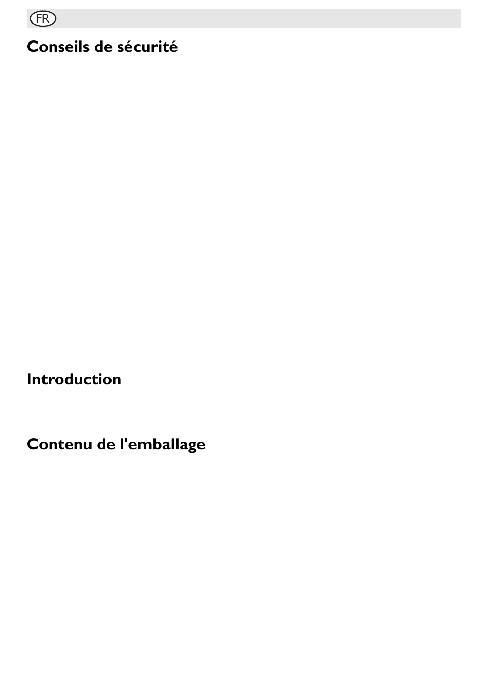 Conseils de sécurité, Introduction, Contenu de l'emballage | Buffalo G108 User Manual | Page 18 / 64