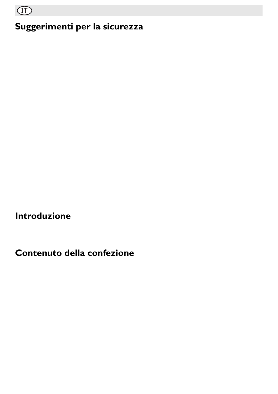 Suggerimenti per la sicurezza, Introduzione, Contenuto della confezione | Buffalo G108 User Manual | Page 28 / 64