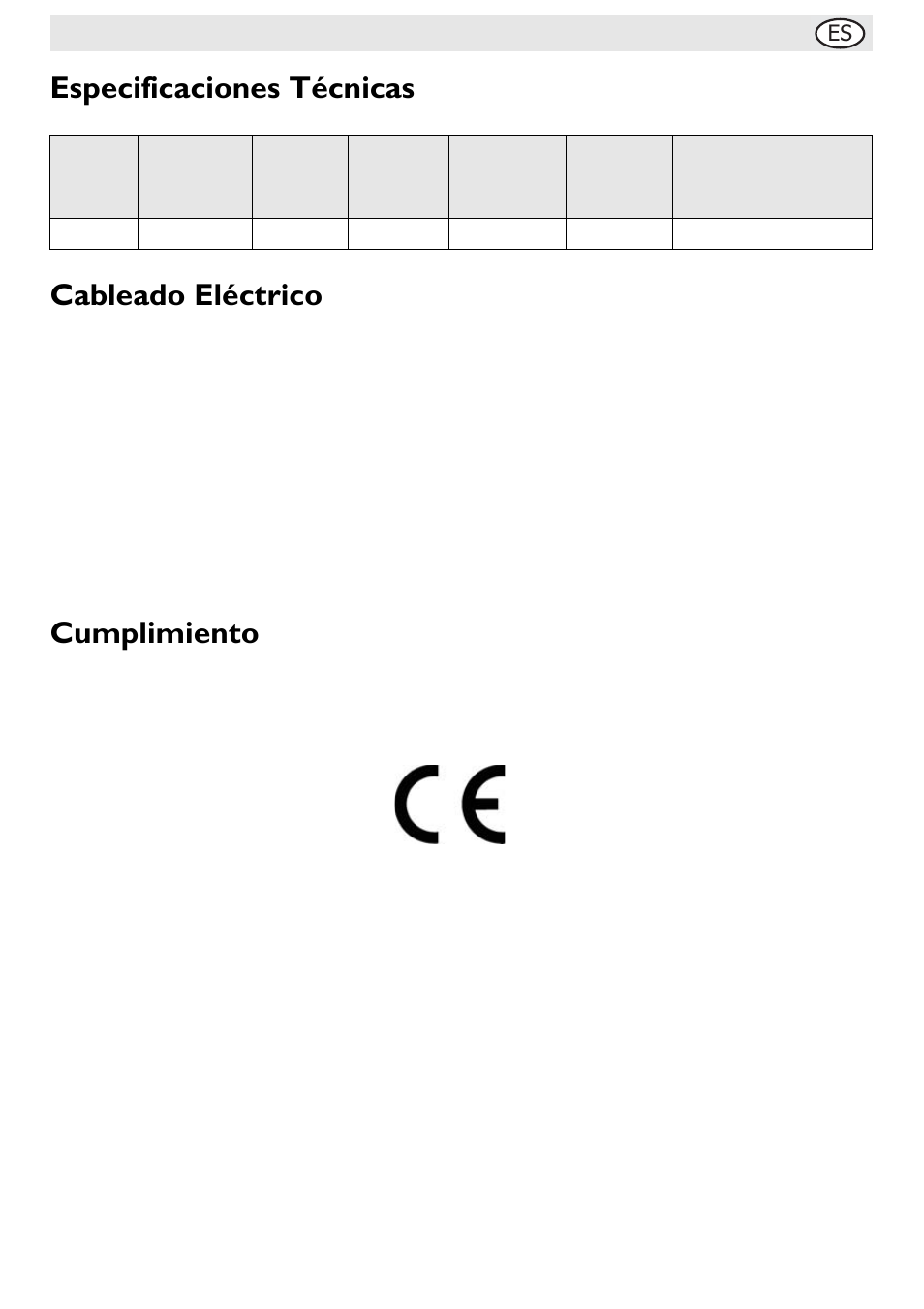 Especificaciones técnicas cableado eléctrico, Cumplimiento | Buffalo G108 User Manual | Page 37 / 64