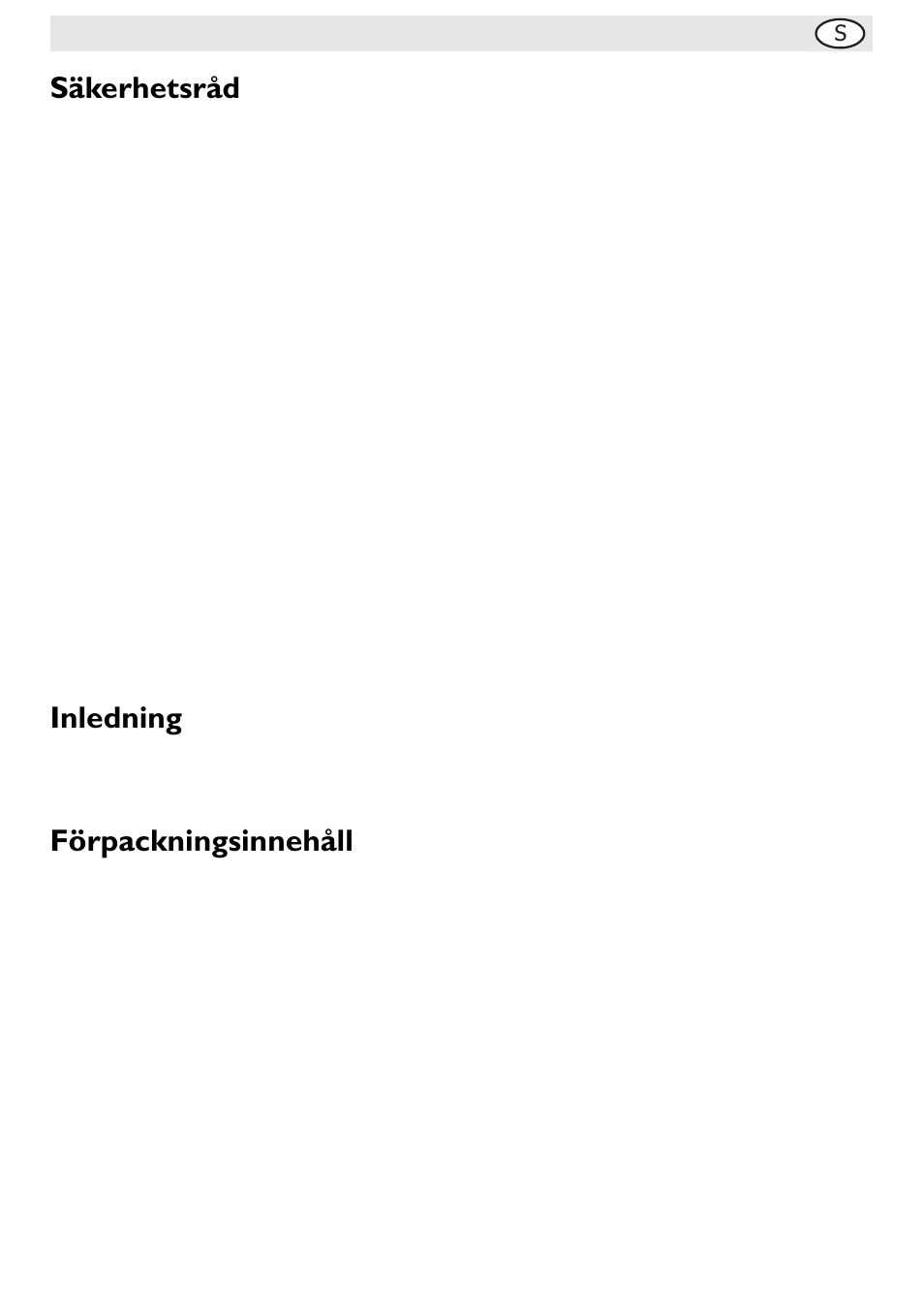 Säkerhetsråd, Inledning, Förpackningsinnehåll | Buffalo G108 User Manual | Page 43 / 64