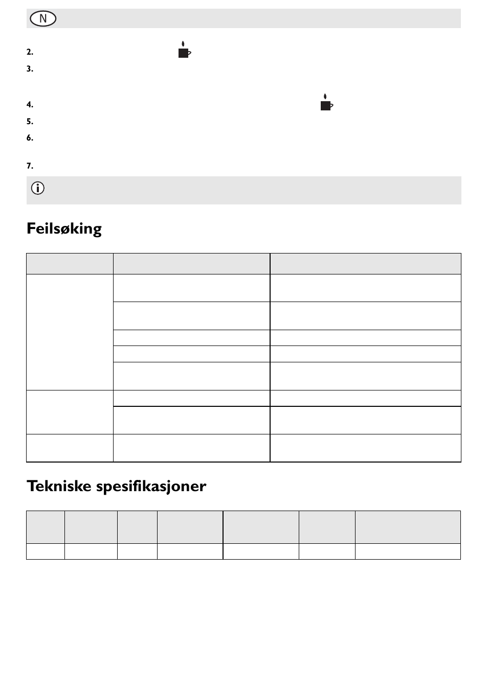 Feilsøking tekniske spesifikasjoner | Buffalo G108 User Manual | Page 56 / 64
