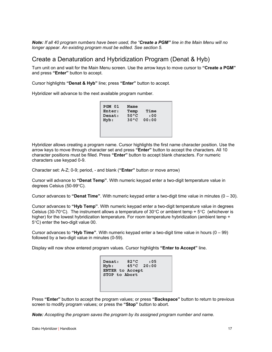 Dako Hybridizer User Manual | Page 17 / 32