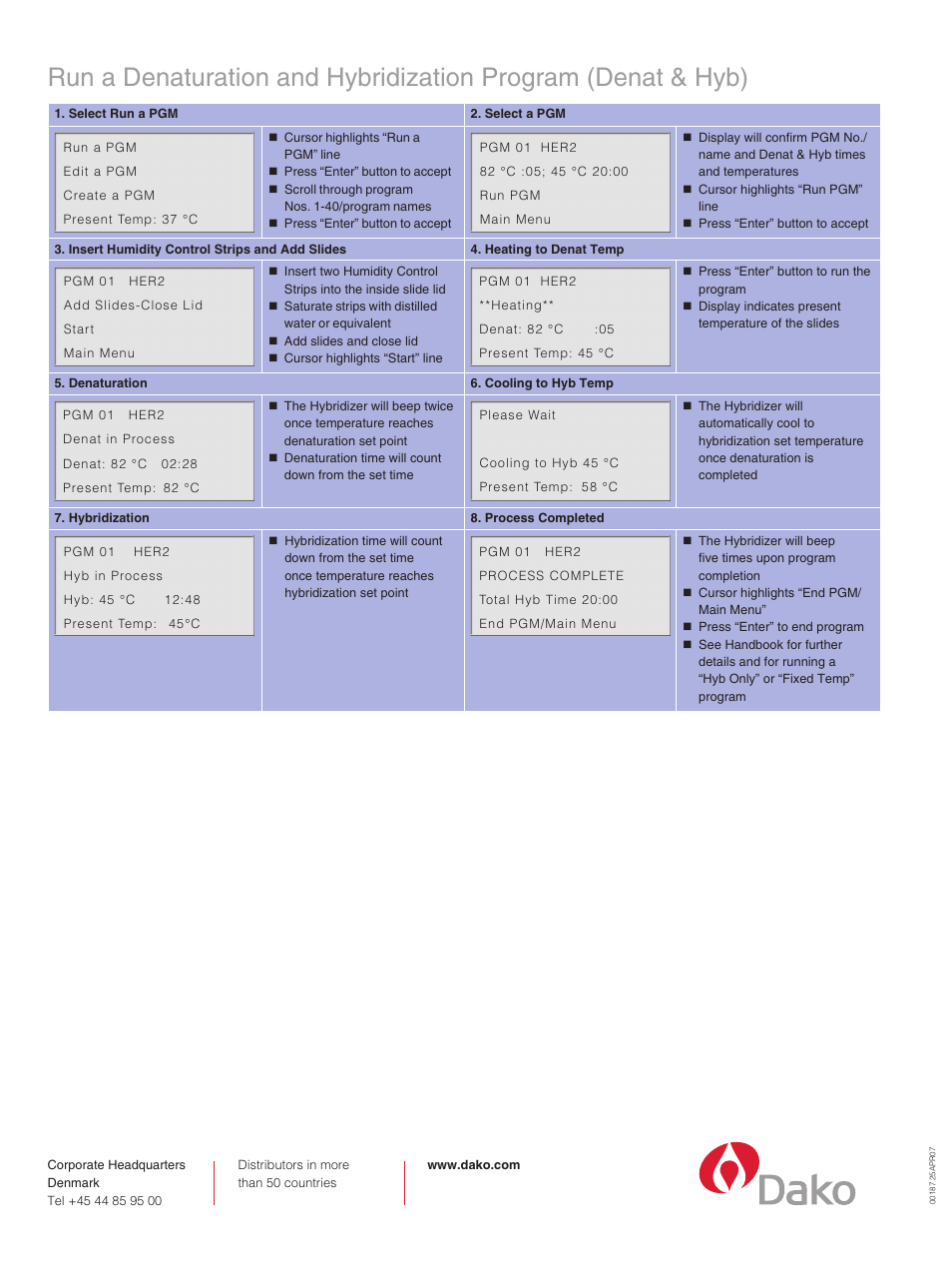 Dako Hybridizer User Manual | Page 4 / 4
